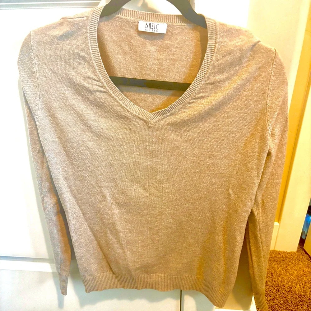 Basic V-Neck Sweater - Picture 1 of 1